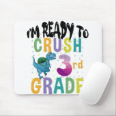 Zurück zur Schule bin ich bereit, das Dino der dri Mousepad (Mit Mouse)