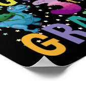 Zurück zur Schule bin ich bereit, das Dino der dri Poster (Ecke)