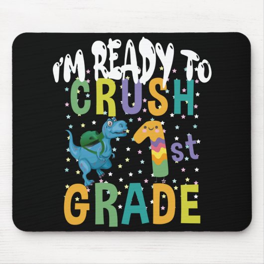 Zurück zur Schule bin ich bereit, den ersten Grad Mousepad (Vorne)