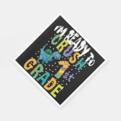 Zurück zur Schule bin ich bereit, den ersten Grad Serviette (Ecke)