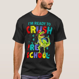 Zurück zur Schule bin ich bereit, die Vorschule Di T-Shirt