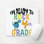 Zurück zur Schule bin ich bereit für Rock 4. Klass Mousepad (Mit Mouse)