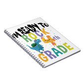 Zurück zur Schule bin ich bereit für Rock 4. Klass Notizblock (Rechte Seite)