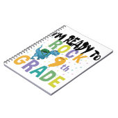 Zurück zur Schule bin ich bereit zum 9. Klasse Din Notizblock (Linke Seite)