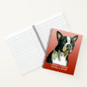 Zurück zur Schule Boston Terrier Notebook Notizblock (Innenseite)