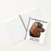 Zurück zur Schule Boykin Spaniel Notebook Notizblock (Innenseite)