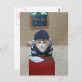 Zurück zur Schule Bubba Postkarte (Vorne/Hinten)