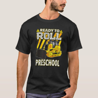 Zurück zur Schule Bulldozer bereit zur Einführung T-Shirt