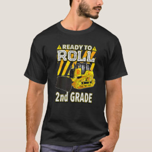Zurück zur Schule Bulldozer bereit zur zweiten Stu T-Shirt