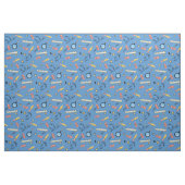 Zurück zur Schule / Bürobedarf Blau Stoff (Yard (91,4 cm))