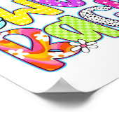 Zurück zur Schule Busbegleiter Leopard Poster (Ecke)