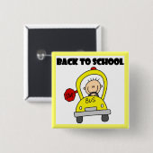 Zurück zur Schule Button (Vorne & Hinten)