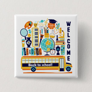 Zurück zur Schule Button