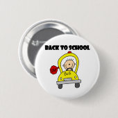 Zurück zur Schule Button (Vorne & Hinten)