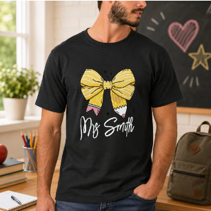 Zurück zur Schule Coquette benutzerdefinierter Nam T-Shirt