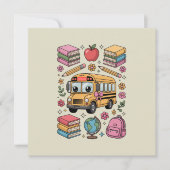 Zurück zur Schule Coquette Lehrer Kindergarten Pre Einladung (Vorderseite)