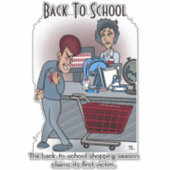 Zurück zur Schule Custom Cut Windschutzschild Aufk Aufkleber (Vorderseite)