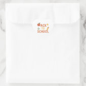 Zurück zur Schule Custom Vinyl Sticker (Tasche)