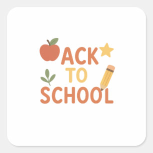Zurück zur Schule Custom Vinyl Sticker