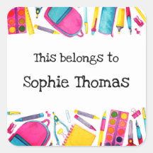 Zurück zur Schule Das gehört zum Spaß und bunt