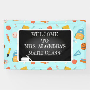 Zurück zur Schule Dekorationslehrer Banner