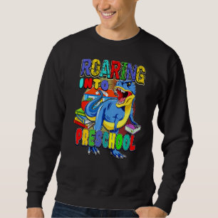 Zurück zur Schule Dinosaurier, die in die Vorschul Sweatshirt