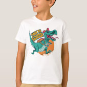 Zurück zur Schule Dinosaurier-Kinder T-Shirt (Vorderseite)