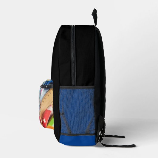 Zurück zur Schule Druckausschnitt Rucksack (Rechts)