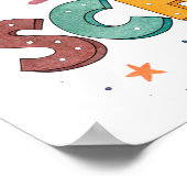Zurück zur Schule Druckbares Poster Schild (Ecke)