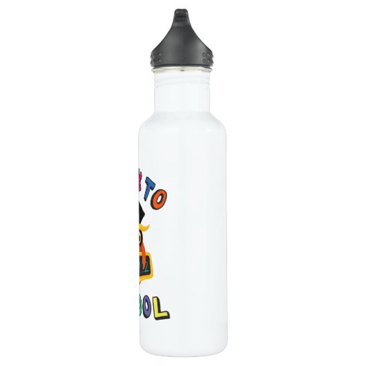 Zurück zur Schule Edelstahlflasche (Rechts)