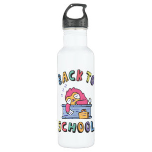 Zurück zur Schule Edelstahlflasche