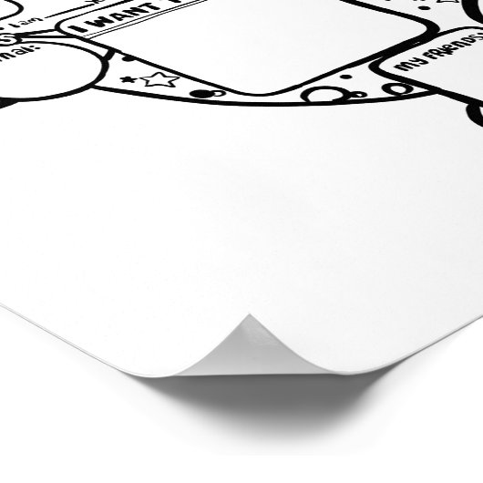 Zurück zur Schule! Eigene Schüssel alles über mich Poster (Ecke)