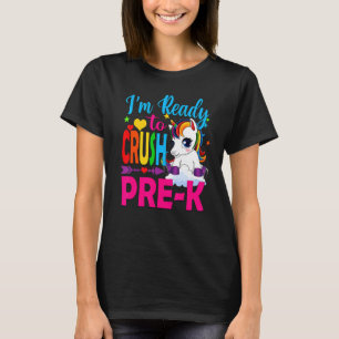Zurück zur Schule Einhorn bereit zum Brechen vor K T-Shirt