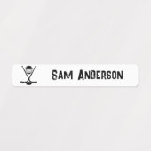 Zurück zur Schule Eishockey-Kinder Name Etiketten (Design 1)