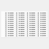 Zurück zur Schule Eishockey-Kinder Name Etiketten (Blatt)