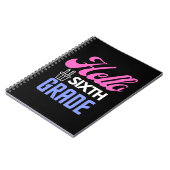 Zurück zur Schule, erster Schultag, Mädchen Notizblock (Linke Seite)