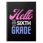 Zurück zur Schule, erster Schultag, Mädchen Notizblock (Vorderseite)