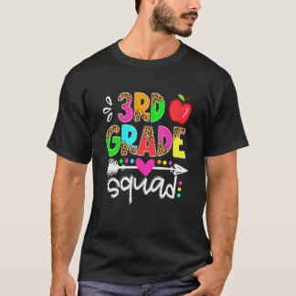 Zurück zur Schule Erster Tag der 3. Klasse Squad L T-Shirt