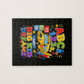 Zurück zur Schule Erster Tag Große Kinderträume Puzzle (Horizontal)