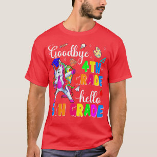 Zurück zur Schule Erster Tag Hallo 5. Klasse Unico T-Shirt