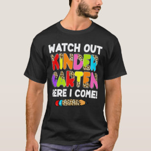 Zurück zur Schule Erster Tag Hallo Kindergarten Re T-Shirt
