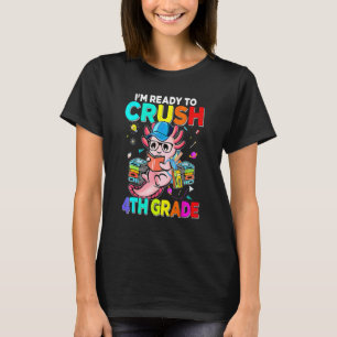 Zurück zur Schule Erster Tag Ich bin bereit, die 4 T-Shirt