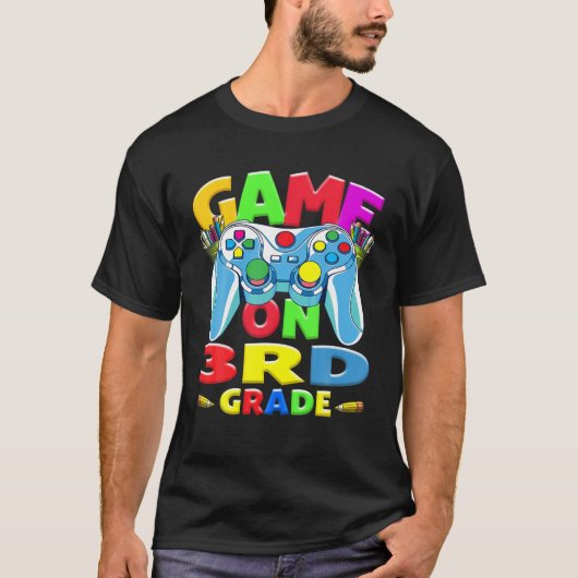 Zurück zur Schule Erstes Spiel auf 3D-Video G T-Shirt (Vorderseite)