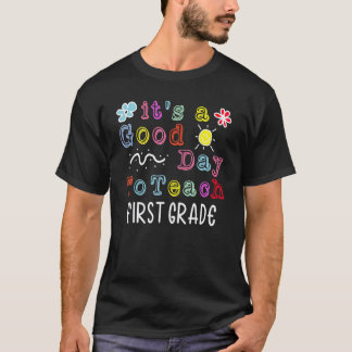 Zurück zur Schule Es ist ein guter Tag, um die ers T-Shirt