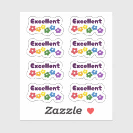 Zurück zur Schule "Exzellente" Aufkleber