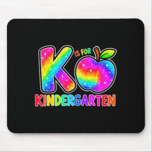 Zurück zur Schule f ist für Kindergarten Regenboge Mousepad