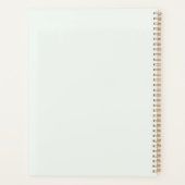 Zurück zur Schule farbenfroher geometrischer indiv Planer (Rückseite)