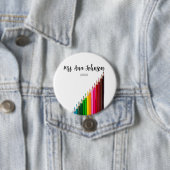 Zurück zur Schule Farbstifte fügen Namen Klasse Ja Button (Beispiel)