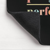 Zurück zur Schule Fortschritt über Perfektion Vint Mousepad (Ecke)