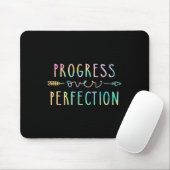 Zurück zur Schule - Fortschritt über Perfektionier Mousepad (Mit Mouse)